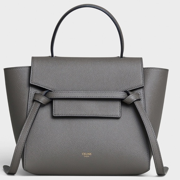 Celine Handbags - Celine belt bag Nano Grey